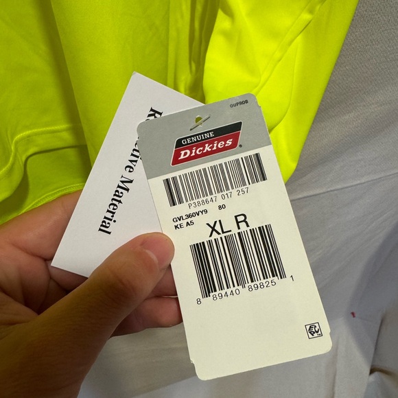 NWT Dickies Neon Reflective Long Sleeve Shirt - Picture 6 of 8